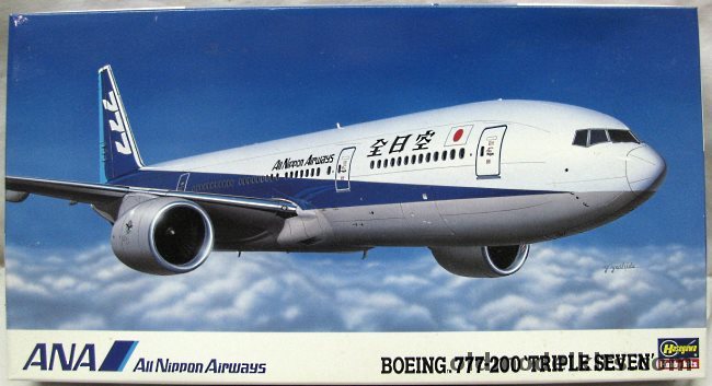 Hasegawa 1/200 Boeing 777-200 - ANA All Nippon Airways, LT16 plastic model kit